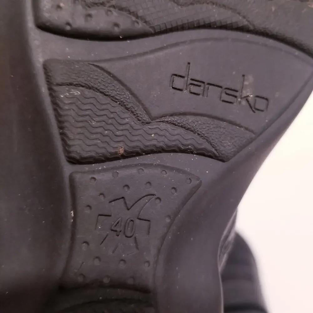 Dansko black leather